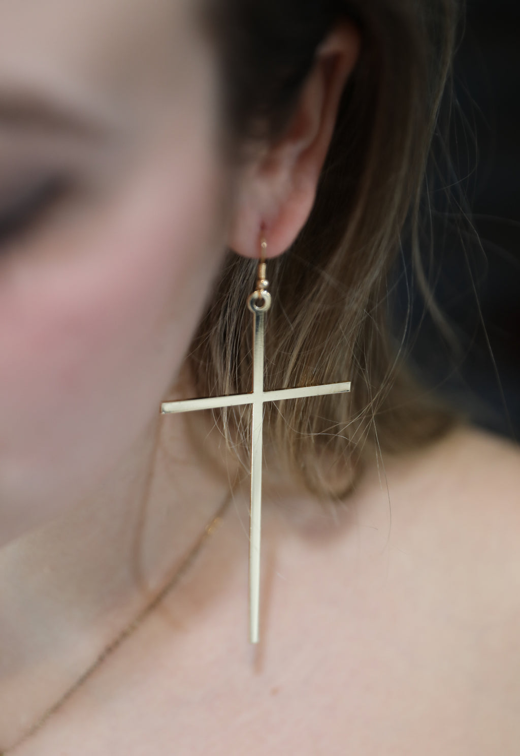 The Dangle Cross Earrings – On the Rox