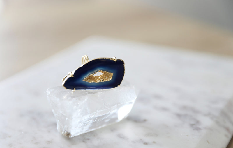 The Agate Ring // Blue