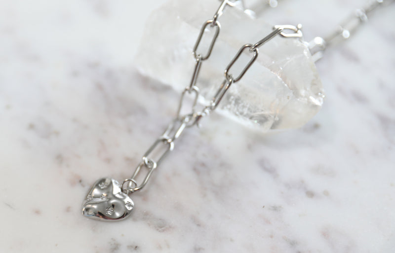 The Silver Heart Lariat