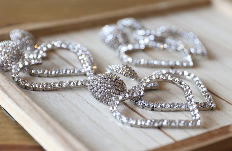 The Glitz Heart Earrings